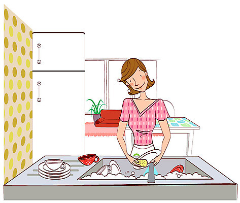 EPS 라이프스타일 그릇 접시 여자 가사 일러스트 창문 한명 사람 상반신 20대 성인 라이프 컵 주방 찬장 설거지 싱크대 주부 냉장고 미시라이프 주부라이프 청년만 청년여자만 청년여자한명만 성인여자한명만 국내일러스트 1 식기 가구 청년 생활 가전제품 개수대 여자만 여자한명만 성인여자만 성인만 파일형식 벡터