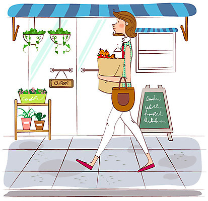 EPS 전신 라이프스타일 여자 화분 길 가방 일러스트 창문 거리 한명 사람 20대 성인 라이프 쇼핑 장보기 문 걷기 상점 오픈 시장 장 장바구니 주부 마트 미시라이프 워킹 주부라이프 청년만 청년여자만 청년여자한명만 성인여자한명만 국내일러스트 1 잡화 모션 청년 생활 바구니 여자만 여자한명만 성인여자만 성인만 파일형식 벡터