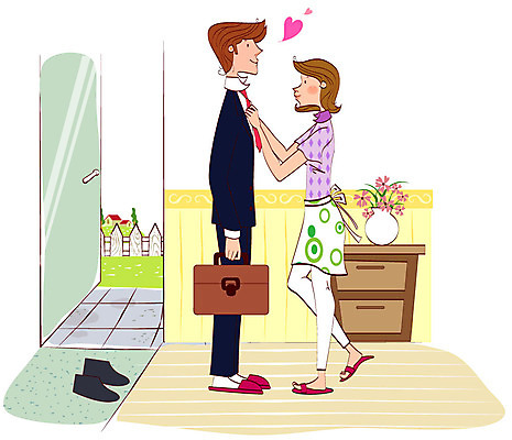 EPS 전신 라이프스타일 부부 커플 여자 남자 행복 화분 서류가방 가방 일러스트 가정 넥타이 사랑 사람 정장 성인 두명 라이프 앞치마 화목 직장인 서랍장 주부 출근 미시라이프 주부라이프 배웅 성인만 국내일러스트 직업 잡화 옷 감정 가구 컨셉 관계 생활 출퇴근 파일형식 벡터