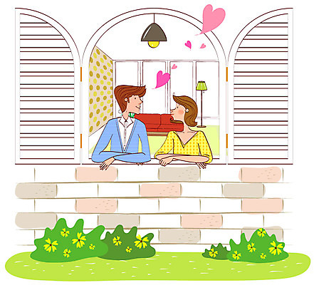 EPS 라이프스타일 부부 커플 여자 남자 행복 벽 거실 일러스트 창문 전등 주택 사랑 사람 상반신 성인 두명 라이프 담장 소파 마주보기 화목 하트 창가 주부 미시라이프 주부라이프 성인만 국내일러스트 모양 감정 컨셉 의자 관계 모션 조명 건물 생활 파일형식 벡터