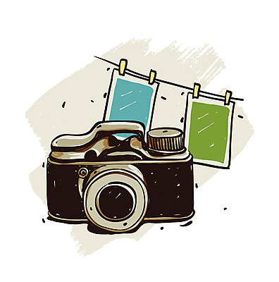 EPS 아이콘 줄 집게 사람없음 전자제품 카메라 가전제품 오브젝트 엔틱아이콘 기념사진 인화 2D아이콘 앤티크 파일형식 벡터