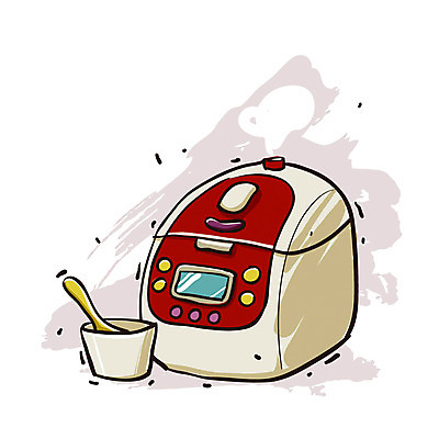 EPS 아이콘 그릇 사람없음 전자제품 가전제품 오브젝트 엔틱아이콘 주걱 밥그릇 전기밥솥 2D아이콘 식기 주방용품 앤티크 파일형식 벡터