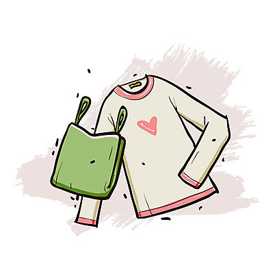 EPS 아이콘 옷 티셔츠 사람없음 민소매 오브젝트 엔틱아이콘 2D아이콘 셔츠 상의 앤티크 파일형식 벡터