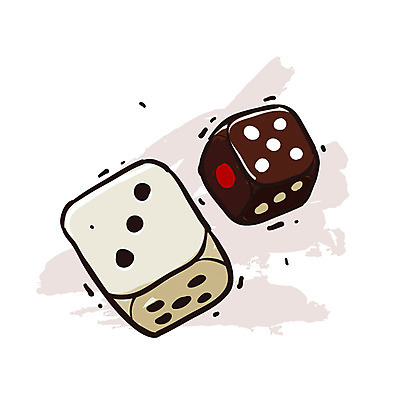 EPS 아이콘 생활용품 놀이 사람없음 놀이용품 오브젝트 주사위 엔틱아이콘 주사위놀이 2D아이콘 앤티크 파일형식 벡터