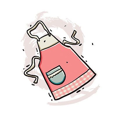 EPS 아이콘 생활용품 주방용품 사람없음 앞치마 오브젝트 엔틱아이콘 위생복 2D아이콘 앤티크 파일형식 벡터