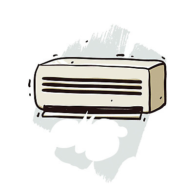 EPS 아이콘 사람없음 전자제품 가전제품 에어컨 오브젝트 엔틱아이콘 냉방 2D아이콘 앤티크 파일형식 벡터