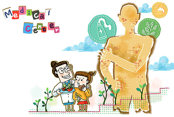 EPS 식물 접시 여자 어린이 채소 일러스트 의학 자국 건강 병원 서기 미소 웃음 사람 소녀 성인 두명 치료 약 과자 건강관리 진료 환자 의사 장기 약초 질병 피부 질병관리 비누 감각기관 간지럼 민간요법 아토피 연고 천연비누 피부과 피부염 흉터 여자만 국내일러스트 식기 신체 모션 디저트 표정 관리 신체부위 위생용품 의료진 장기_의학 풀_식물 상처 피부질환 파일형식 벡터