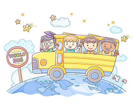 EPS 외국인 구름 여자 어린이교육 교육 남자 별 지구 어린이 육상교통 일러스트 자동차 버스 대중교통 사람 소녀 소년 여러명 세계 글로벌 팻말 표지판 다인종 글로벌교육 다국적 어린이만 국내일러스트 자연요소 교통수단 다수 프레임 알림판 인종 파일형식 벡터