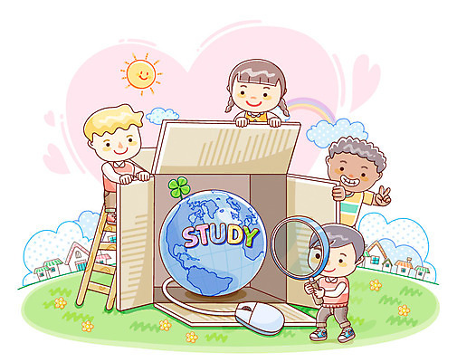 EPS 외국인 식물 구름 여자 어린이교육 교육 남자 꽃 지구 어린이 무지개 일러스트 사다리 돋보기 주택 사람 소녀 소년 잔디 여러명 상자 글로벌 태양 마을 컴퓨터용품 하트 관찰 마우스 네잎클로버 검색 다인종 글로벌교육 다국적 어린이만 국내일러스트 자연요소 모양 다수 모션 인종 건물 도구 클로버 오브젝트 파일형식 벡터