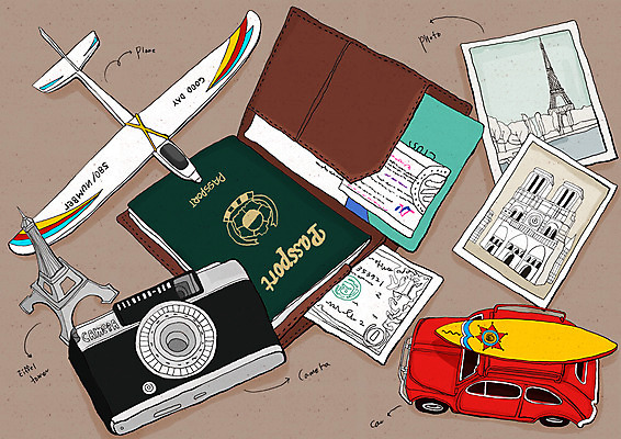 PSD 해외여행 여행 백그라운드 지폐 돈 일러스트 자동차 휴가 비행기 사람없음 모형 카메라 지갑 에펠탑 여행용품 여권 기념사진 국내일러스트 해외 육상교통 항공교통 대중교통 전자제품 재산 오브젝트 파리 랜드마크 파일형식