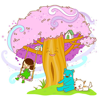 EPS 나무 식물 동물 건축물 여자 반려견 초등학생 어린이 일러스트 포유류 상상 주택 한명 사람 소녀 잔디 초원 야외 건물 반려동물 판타지 곰인형 풀 개 강아지 놀이기구 그네 여자만 여자한명만 어린이만 소녀만 소녀한명만 국내일러스트 1 학생 건축 인형 파일형식 벡터