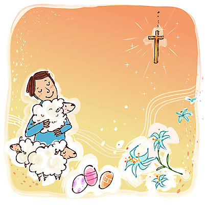 EPS 식물 동물 기념일 남자 꽃 기독교 종교 음식 십자가 일러스트 포유류 부활절 세마리 한명 사람 20대 성인 계란 양 기독교인 남자만 남자한명만 성인남자만 청년만 청년남자만 청년남자한명만 성인한명만 성인남자한명만 성인만 국내일러스트 1 3 이벤트 청년 알 파일형식 벡터