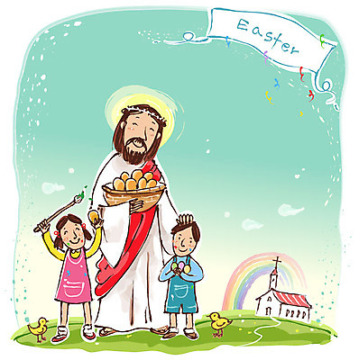EPS 주간 동물 건축물 여자 기념일 남자 기독교 종교 어린이 무지개 일러스트 조류 부활절 병아리 사람 소녀 소년 초원 야외 건물 세명 교회 바구니 소쿠리 계란 목초지 붓 예수 기독교인 신도 국내일러스트 자연요소 건축 종교건축 이벤트 알 목장 신_종교 파일형식 벡터 초원_자연