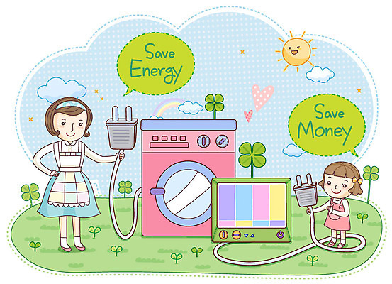 EPS 주간 식물 구름 여자 딸 어린이 무지개 일러스트 가족 엄마 사람 잔디 야외 두명 라이프 생활 금융 경제 태양 상점 텔레비전 에너지 절약 콘센트 플러그 코드 네잎클로버 전기에너지 재테크 가정경제 에너지절약 세탁기 돈절약 드럼세탁기 여자만 국내일러스트 자연요소 컨셉 가정 관계 전자제품 가전제품 클로버 파일형식 벡터