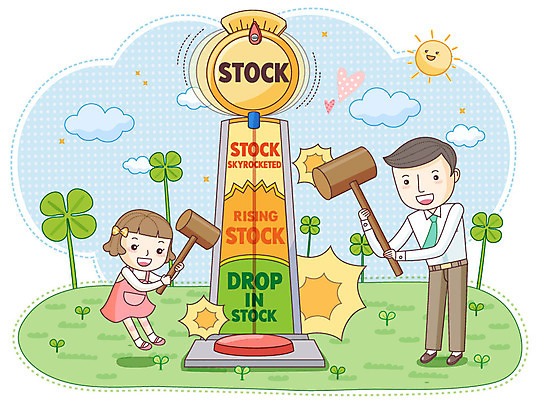EPS 주간 식물 구름 여자 남자 딸 어린이 일러스트 가족 하늘 사람 잔디 야외 두명 라이프 생활 금융 경제 태양 새싹 상점 아빠 네잎클로버 주식 망치 재테크 가정경제 부녀 국내일러스트 자연요소 가정 관계 공구 클로버 파일형식 벡터