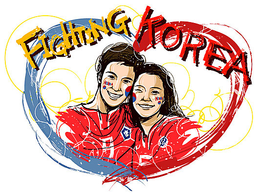 EPS 커플 여자 남자 올림픽 일러스트 응원 하계올림픽 모션 한국 사람 동양인 두명 축구 하트 붉은악마 태극 응원단 축구유니폼 월드싸커 국내일러스트 모양 문양 아시아 스포츠 유니폼 관계 인종 구기 파일형식 벡터