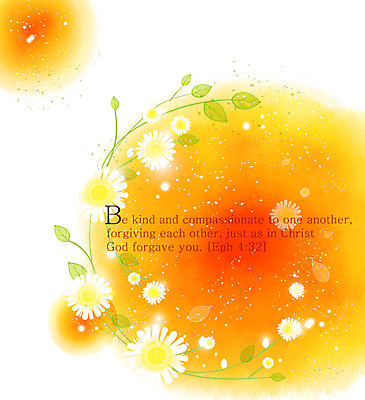 EPS 식물 꽃 기독교 종교 줄기 컬러 백그라운드 잎 꽃백그라운드 일러스트 자연 사람없음 주황색 성경 들꽃 감성 내추럴 자연적 국내일러스트 컨셉 종교용품 생태계 파일형식 벡터