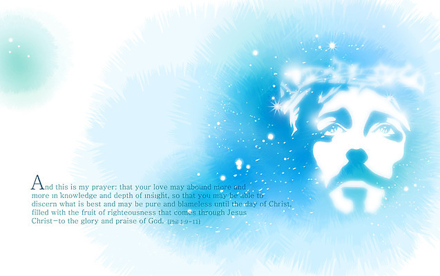 EPS 기독교 종교 얼굴 하늘색 백그라운드 일러스트 자연 사람없음 성경 예수 감성 내추럴 자연적 국내일러스트 컨셉 종교용품 신체부위 파란색 신_종교 생태계 파일형식 벡터