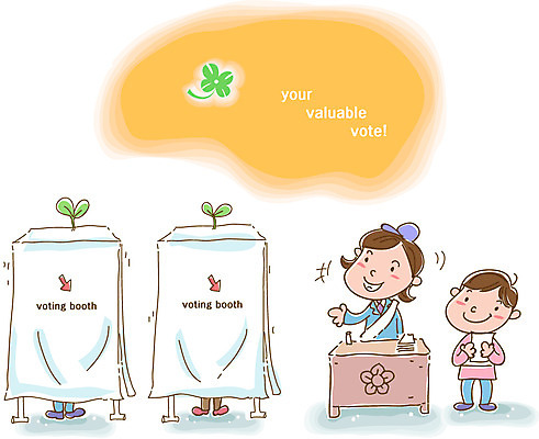 EPS 여자 남자 캠페인 일러스트 사람 여러명 성인 사회 투표 선거 민주주의 사회이슈 투표용지 투표소 성인만 유권자 국내일러스트 다수 컨셉 공동체 파일형식 벡터