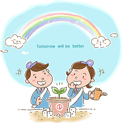 EPS 식물 구름 여자 남자 화분 캠페인 무지개 일러스트 하늘 사람 성인 두명 새싹 물뿌리개 사회 투표 선거 민주주의 사회이슈 물주기 투표용지 성인만 국내일러스트 자연요소 컨셉 모션 공동체 파일형식 벡터