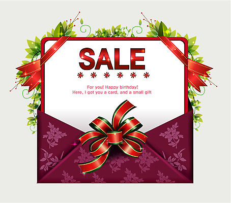EPS 식물 템플릿 꽃 리본 잎 카드템플릿 프레임 선물 틀 이벤트 사람없음 장식 세일 축하 생일 축하카드 생일축하 이미지템플릿 카드프레임 기념일 컨셉 카드_감사 파일형식 벡터