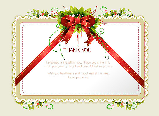 EPS 식물 템플릿 꽃 리본 잎 카드템플릿 프레임 선물 틀 이벤트 사람없음 장식 감사카드 감사 이미지템플릿 카드프레임 감정 카드_감사 파일형식 벡터