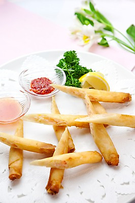 포토 JPG 해외기획촬영 그릇 접시 음식 외국문화 일본문화 2010년일본 요리 사람없음 튀김 레몬 스프링롤 일본음식 국내포토 동양문화 식기 문화 과일 중식 파일형식