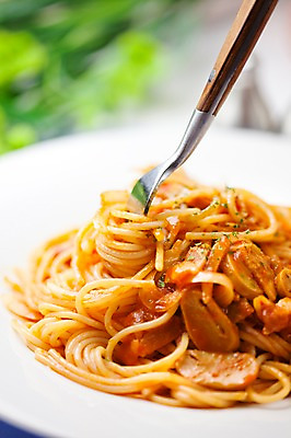 포토 JPG 해외기획촬영 그릇 접시 음식 외국문화 포크 일본문화 2010년일본 스파게티 요리 사람없음 면류 면 나폴리탄 나폴리탄스파게티 일본식스파게티 일본음식 국내포토 동양문화 식기 문화 파스타 파일형식