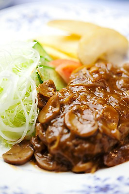 포토 JPG 해외기획촬영 음식 외국문화 채소 일본문화 2010년일본 요리 사람없음 샐러드 감자튀김 햄버거 함박스테이크 햄버그정식 일본음식 국내포토 동양문화 문화 감자 패스트푸드 스테이크 튀김 정식 파일형식