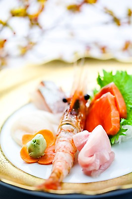 포토 JPG 해외기획촬영 음식 외국문화 일본문화 2010년일본 새우 요리 사람없음 생선회 회 고추냉이 연어 연어회 일본음식 새우회 국내포토 동양문화 문화 갑각류 어류 양념 파일형식