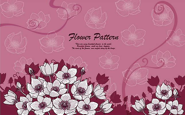 EPS 식물 사계절 계절 꽃 실루엣 백그라운드 겨울 무늬 꽃무늬 패턴 꽃백그라운드 일러스트 자연 그림자 사람없음 복수초 플라워패턴 겨울배경 국내일러스트 촬영기법 생태계 파일형식 벡터