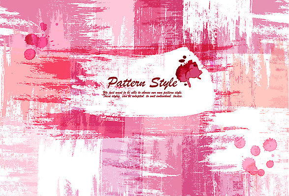 EPS 디자인 분홍색 백그라운드 무늬 패턴 일러스트 자연 붓터치 사람없음 물감 체크무늬 국내일러스트 컬러 미술도구 생태계 파일형식 벡터