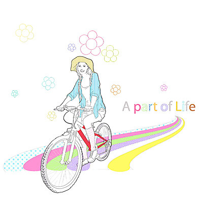 EPS 라이프스타일 여자 행복 여유 꽃무늬 일러스트 가족 사랑 한명 웃음 사람 앉기 20대 성인 취미 30대 운동 자전거 가족라이프 승차 외출 여자만 여자한명만 성인여자만 성인만 국내일러스트 1 꽃 감정 무늬 관계 모션 표정 건강 청년 생활 장년 바이크 파일형식 벡터