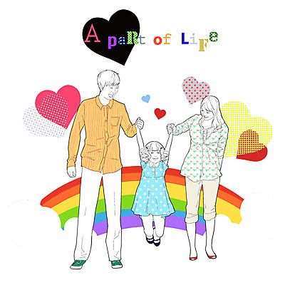 EPS 라이프스타일 여자 남자 딸 행복 어린이 무지개 일러스트 가족 엄마 사랑 서기 웃음 사람 소녀 20대 성인 세명 30대 하트 가족라이프 아빠 외출 국내일러스트 자연요소 모양 감정 관계 모션 표정 청년 생활 장년 파일형식 벡터