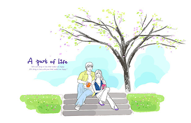 EPS 나무 식물 라이프스타일 부부 커플 여자 남자 행복 커피 음료 데이트 일러스트 휴식 사랑 사람 20대 성인 야외 두명 30대 계단 가족라이프 성인만 국내일러스트 감정 컨셉 가족 관계 청년 생활 장년 파일형식 벡터