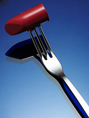 포토 JPG 스튜디오촬영 1 조각 생활용품 포크 실내 누끼 사람없음 한개 화장 뷰티 화장품 립스틱 미용용품 오브젝트 국내포토 식기 내부 파일형식