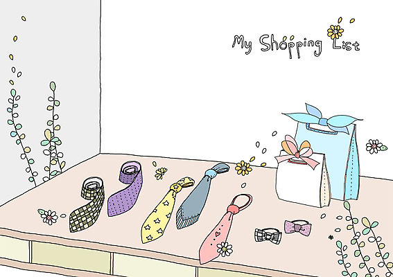 PSD 잡화 꽃잎 꽃 백그라운드 일러스트 탁자 나비넥타이 넥타이 실내 선물포장 사람없음 쇼핑 쇼핑백 오브젝트 쇼핑리스트 리스트 국내일러스트 식물 가구 가방 포장 선물 내부 파일형식