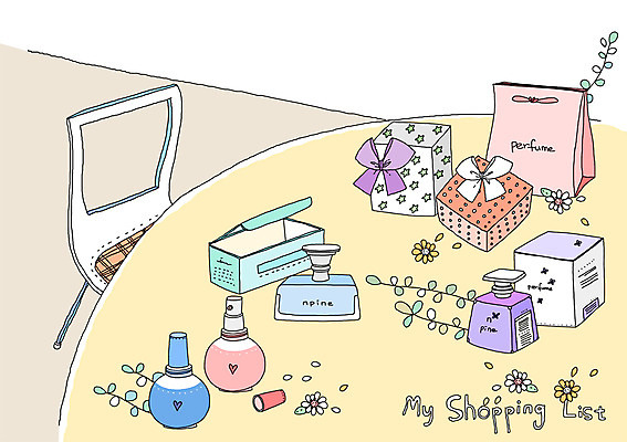 PSD 잡화 꽃잎 꽃 생활용품 백그라운드 의자 일러스트 포장 탁자 실내 선물포장 선물 사람없음 쇼핑 상자 화장품 향수 오브젝트 쇼핑리스트 리스트 향수병 국내일러스트 식물 가구 내부 뷰티 병_담는 파일형식