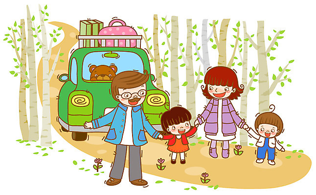 EPS 나무 식물 라이프스타일 여자 남자 꽃 행복 길 어린이 일러스트 가족 자동차 엄마 사람 소녀 소년 여러명 성인 라이프 소풍 아빠 숲 오솔길 국내일러스트 감정 육상교통 다수 관계 생활 야외활동 파일형식 벡터