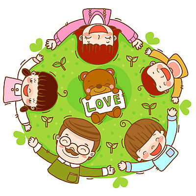 EPS 식물 라이프스타일 여자 남자 행복 어린이 인형 일러스트 가족 엄마 사랑 미소 웃음 사람 소녀 소년 여러명 성인 라이프 새싹 곰인형 아기 아빠 국내일러스트 감정 다수 관계 표정 생활 파일형식 벡터