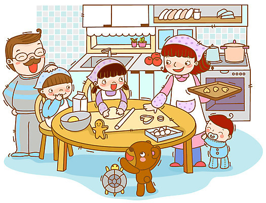 EPS 라이프스타일 그릇 접시 여자 남자 행복 어린이 음식 인형 가사 일러스트 가족 식탁 탁자 엄마 실내 사람 소녀 소년 여러명 성인 라이프 제과 주방 화목 곰인형 우유 아기 아빠 거북이 가스레인지 싱크대 반죽 제빵 국내일러스트 식기 감정 가구 다수 컨셉 관계 파충류 유제품 내부 생활 제과제빵 가전제품 레인지 개수대 파일형식 벡터