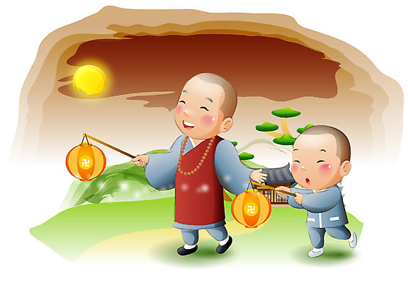 EPS 나무 식물 기념일 남자 종교 길 초등학생 어린이 불교 일러스트 조명 서기 웃음 사람 소년 초원 20대 성인 야외 두명 30대 부처님오신날 보름달 달 등불 성자 승려 종교캐릭터 동자승 남자만 불교캐릭터 일러캐릭터 자연요소 캐릭터 학생 모션 표정 이벤트 청년 장년 성직자 파일형식 벡터