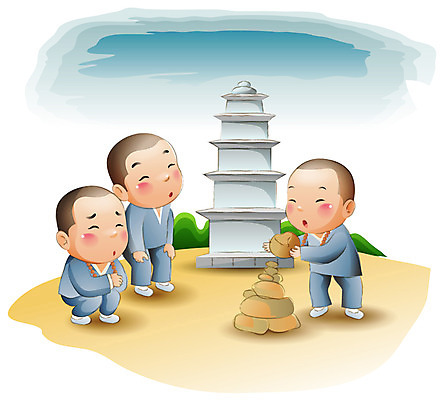 EPS 주간 나무 건축물 기념일 남자 건축 종교 초등학생 어린이 고건축 불교 일러스트 종교용품 한국 사람 소년 야외 세명 탑 부처님오신날 석탑 승려 종교캐릭터 동자승 탑쌓기 남자만 어린이만 소년만 불교캐릭터 일러캐릭터 자연요소 식물 캐릭터 학생 아시아 모션 이벤트 성직자 파일형식 벡터