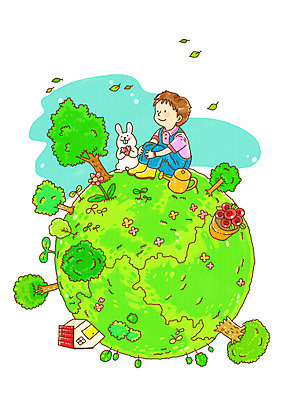 PSD 나무 식물 동물 건축물 남자 건축 꽃 화분 지구 초등학생 어린이 캠페인 일러스트 자연 나뭇잎 주택 한명 사람 소년 건물 새싹 자연보호 환경 그린캠페인 물뿌리개 토끼 환경보전 나무심기 그린데이 지구의날 남자만 남자한명만 어린이만 소년만 소년한명만 국내일러스트 1 학생 기념일 잎 포유류 데이이벤트 반려동물 보호 사회이슈 생태계 심기 파일형식