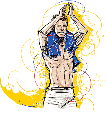 EPS 서양인 외국인 백인 남자 나라 스포츠 유니폼 일러스트 모션 축구선수 운동선수 한명 웃음 사람 상반신 20대 성인 운동 구기 축구 기쁨 프랑스 박수 국가대표 축구유니폼 경기복 축구대표팀 프랑스선수 남자만 남자한명만 성인남자만 청년만 청년남자만 청년남자한명만 성인한명만 성인남자한명만 성인만 월드싸커 국내일러스트 1 옷 감정 유럽 표정 건강 인종 손짓 청년 파일형식 벡터