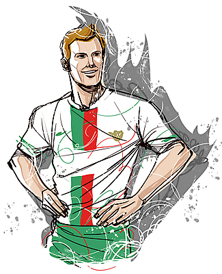 EPS 서양인 외국인 백인 남자 나라 스포츠 유니폼 일러스트 모션 축구선수 운동선수 한명 웃음 사람 상반신 20대 성인 운동 구기 축구 포르투갈 국가대표 축구유니폼 경기복 축구대표팀 남자만 남자한명만 성인남자만 청년만 청년남자만 청년남자한명만 성인한명만 성인남자한명만 성인만 월드싸커 국내일러스트 1 옷 유럽 표정 건강 인종 청년 파일형식 벡터