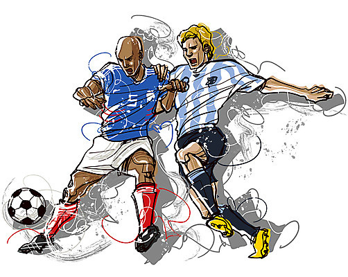 EPS 서양인 외국인 남자 나라 스포츠용품 스포츠 외국문화 흑인 유니폼 일러스트 축구공 모션 축구선수 운동선수 사람 20대 성인 두명 운동 구기 축구 프랑스 남아메리카 드리블 축구경기 국가대표 축구유니폼 몸싸움 아르헨티나 경기복 아르헨티나팀 축구대표팀 프랑스선수 남자만 성인남자만 청년만 청년남자만 성인만 월드싸커 국내일러스트 옷 유럽 문화 공 축구용품 건강 아메리카 인종 경기 청년 오브젝트 싸움 파일형식 벡터