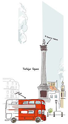 EPS 주간 건축물 건축 나라 육상교통 해외여행 여행 백그라운드 일러스트 영국 버스 풍경 사람없음 야외 건물 관광지 도시 세계여행 런던 광장 세계명소 이층버스 국내일러스트 자연요소 해외 유럽 교통수단 대중교통 세계 파일형식 벡터