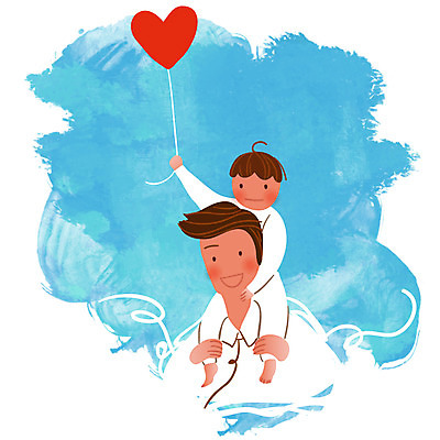 EPS 클립아트 남자 행복 아들 어린이 일러스트 가족 사랑 미소 웃음 사람 소년 성인 두명 화목 하트 가족라이프 목말 아빠 풍선 부자지간 남자만 국내일러스트 모양 라이프스타일 감정 컨셉 관계 모션 표정 파일형식 벡터