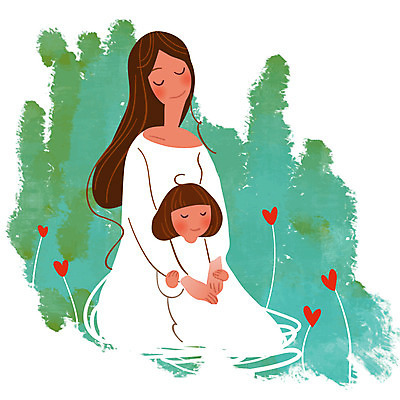 EPS 클립아트 여자 딸 행복 어린이 일러스트 가족 포옹 모녀 엄마 사랑 미소 웃음 사람 소녀 성인 두명 자녀 하트 가족라이프 여자만 국내일러스트 모양 라이프스타일 감정 관계 안기 표정 파일형식 벡터